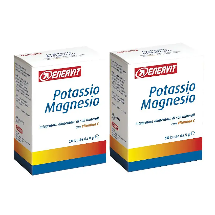 ENERVIT POTASSIO MAGNESIO 20 BUSTINE 8 G PROMOZIONE