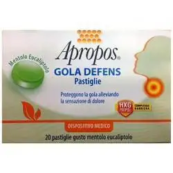 APROPOS GOLA DEFENS MENTOLO EUCALIPTOLO 20 PASTIGLIE