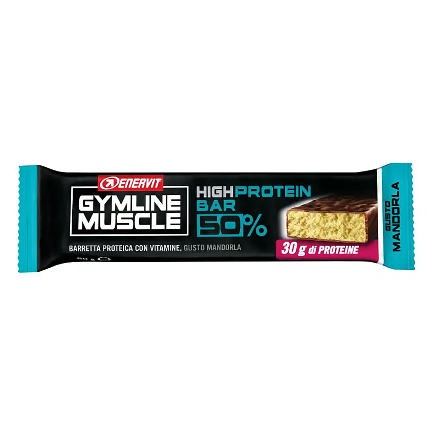 ENERVIT GYMLINE MUSCLE PROTEIN BAR 50% MANDORLA 1 PEZZO