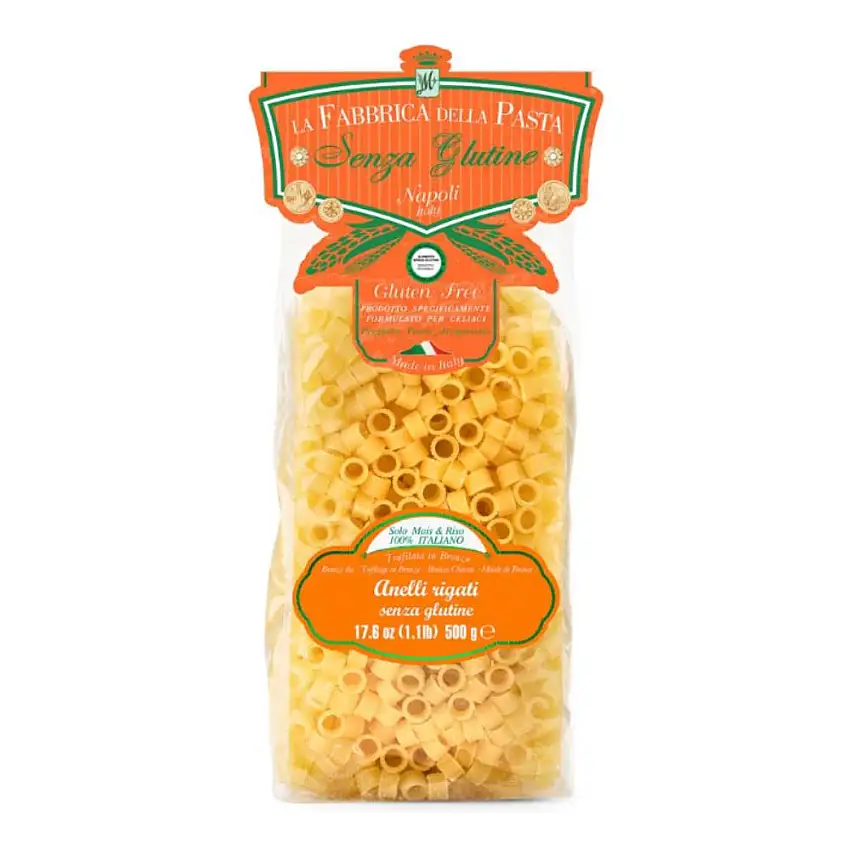 ANELLI RIGATI SENZA GLUTINE 500 G