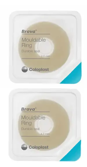 BRAVA ANELLO PLASMABILE DI PASTA NO ALCOL PER STOMIA 4,2MM 10 PEZZI