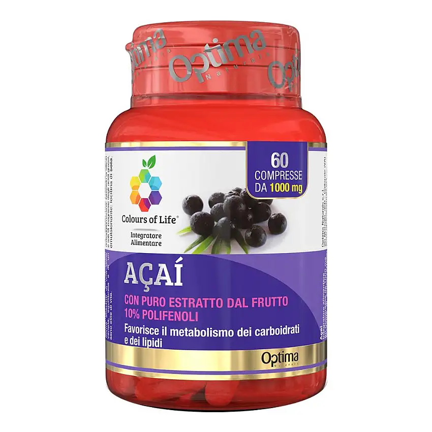 COLOURS OF LIFE ACAI 60 COMPRESSE 1000 MG