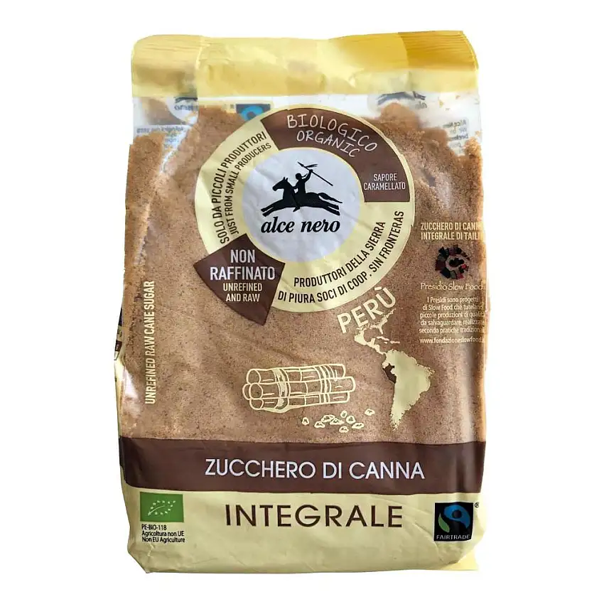 ZUCCHERO DI CANNA INTEGRALE AMERICA LATINA 500 G