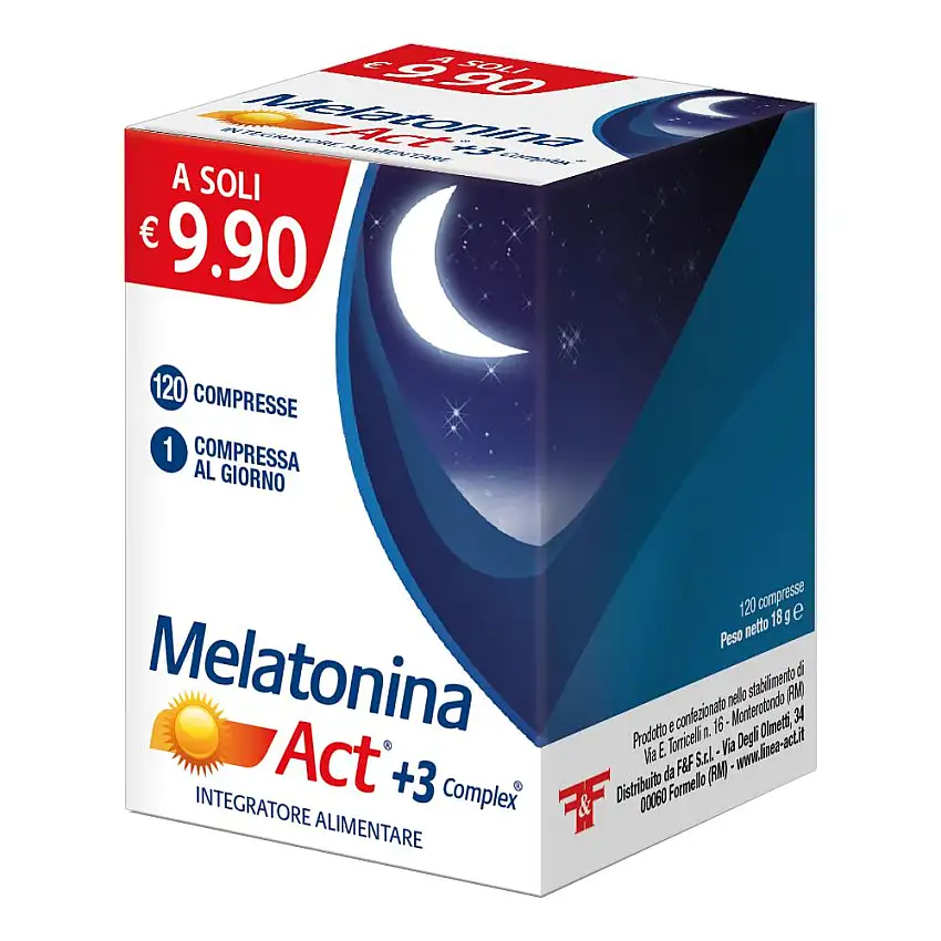 MELATONINA ACT +3 COMPLEX 120 COMPRESSE