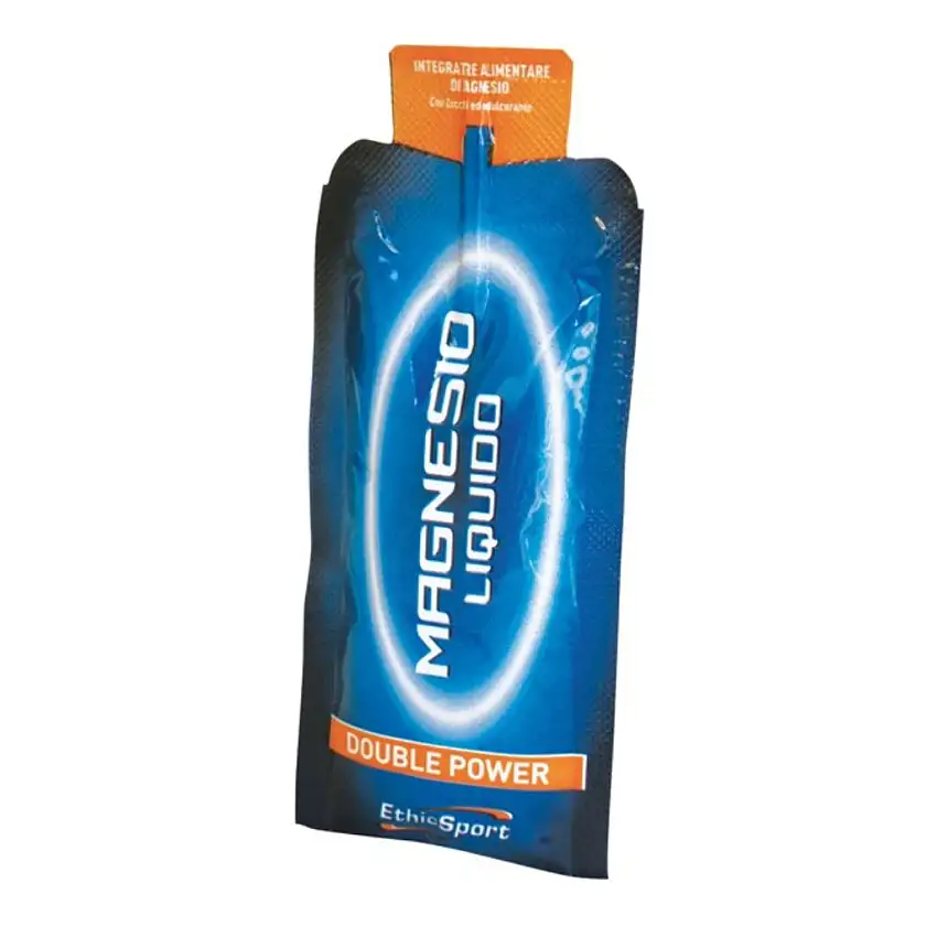 ETHICSPORT MAGNESIO LIQUIDO DOUBLE POWER 375 BUSTA 25 ML