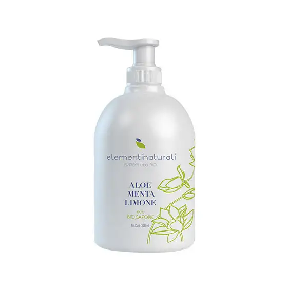 ELEMENTIESSENZIALI SAPONE ECO BIO ALOE MENTA LIMONE 300ML