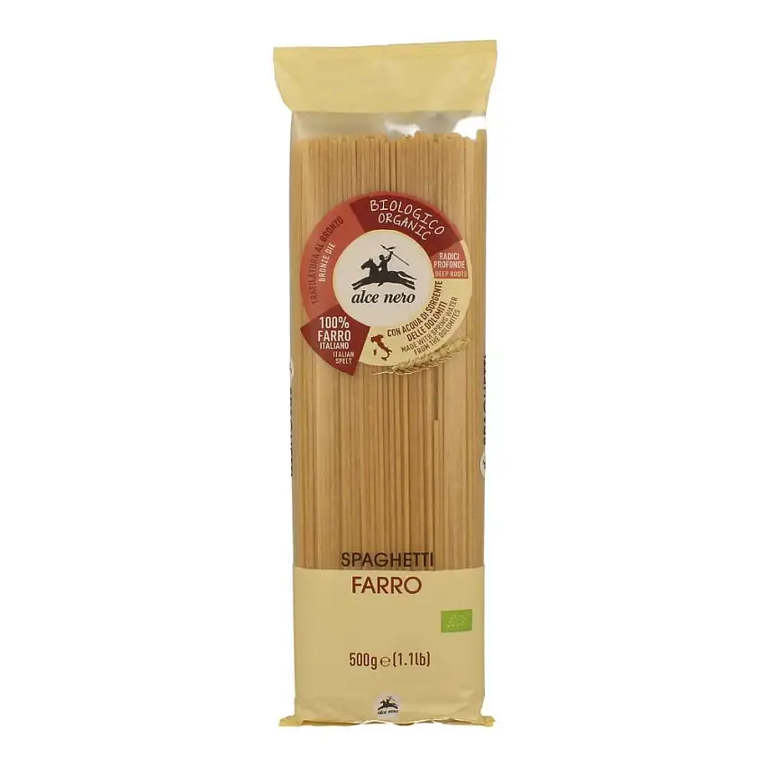 SPAGHETTI 100% SFARINATO DI FARRO BIO 500 G