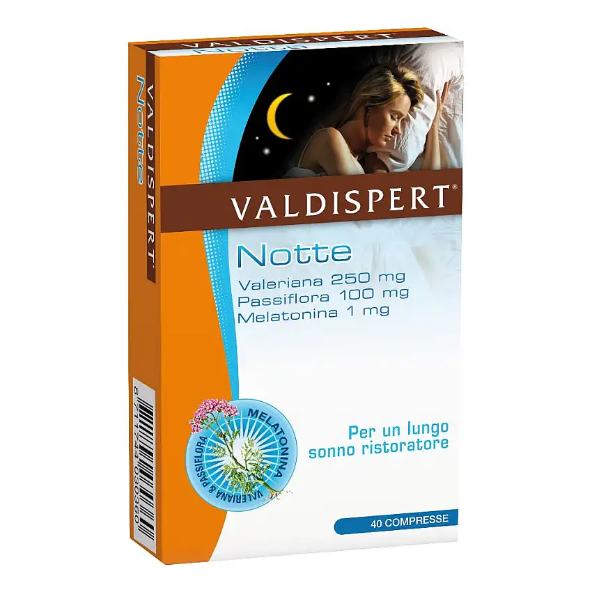 VALDISPERT NOTTE 1MG DI MELATONINA 40 COMPRESSE