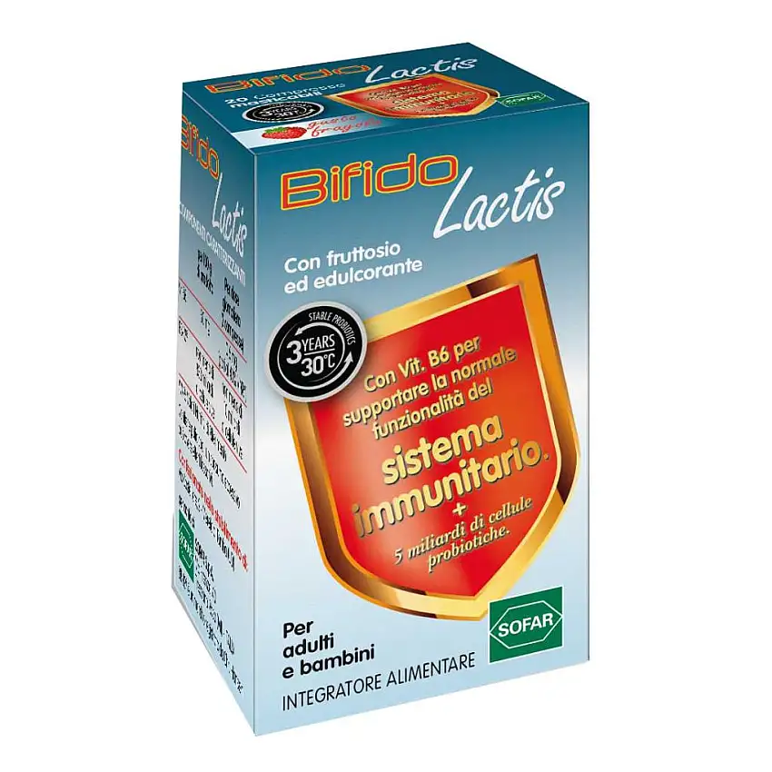 BIFIDOLACTIS 20 COMPRESSE MASTICABILI 12 G