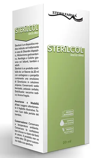 STERILCOL GOCCE ORALI SOSPENSIONE GASTROFUNZIONALE FLACONCINO 20 ML