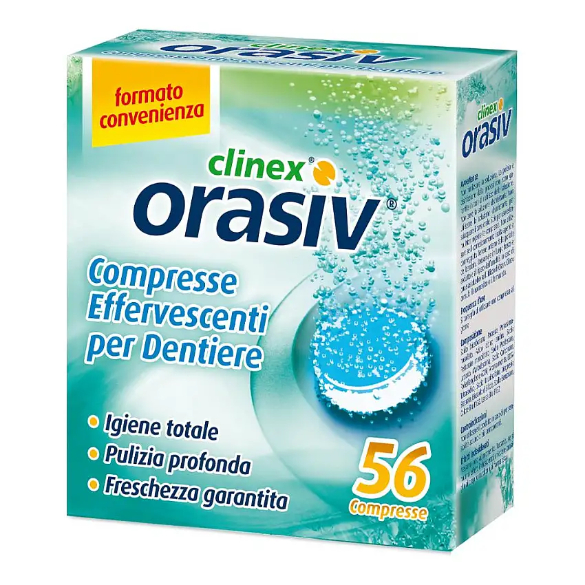 ORASIV CLINEX 56 COMPRESSE EFFERVESCENTI