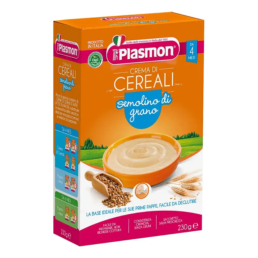 PLASMON CEREALI SEMOLINO DI GRANO 2 X 230 G