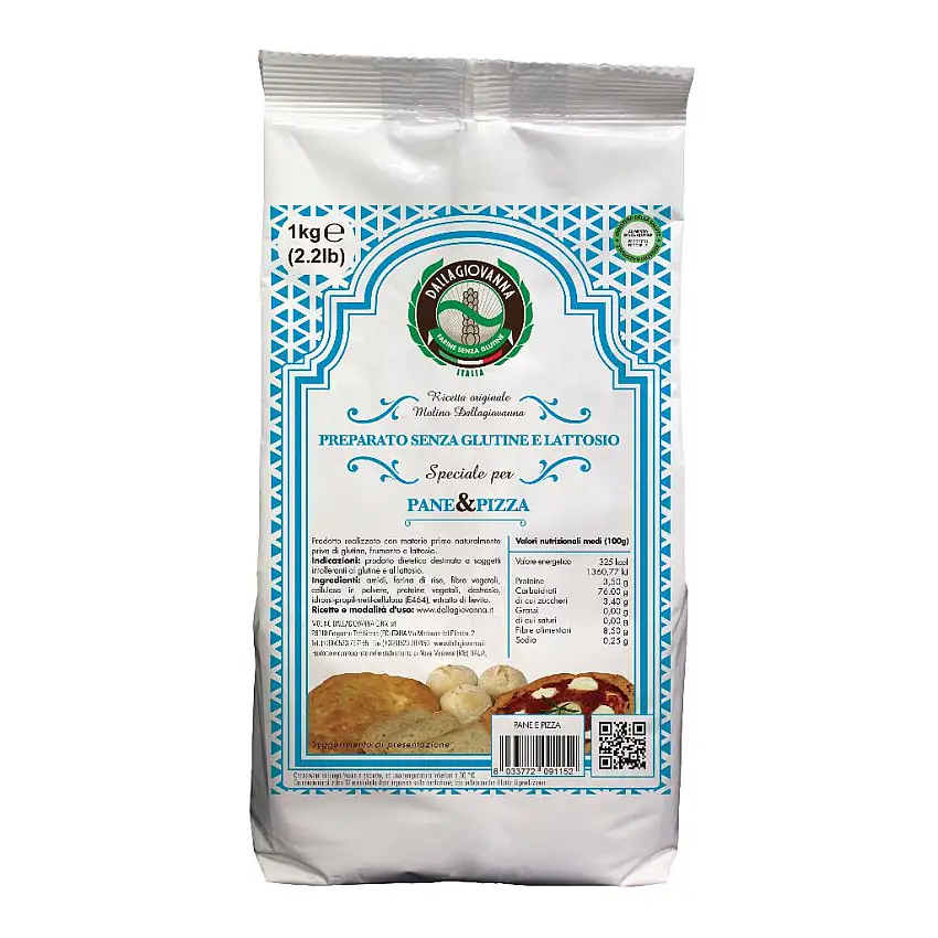 PREPARATO SPECIALE PER PANE E PIZZA SENZA LATTOSIO 1 KG