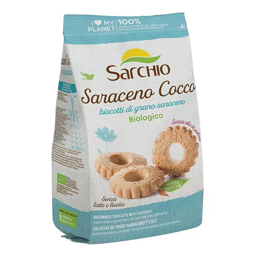 BISCOTTI SARACENO COCCO SENZA LIEVITO 200 G