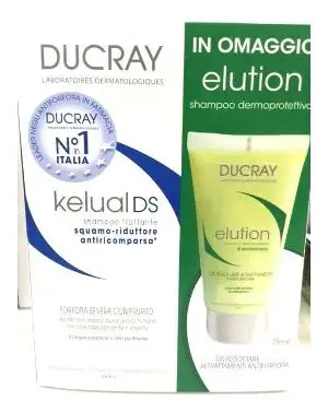 KELUAL DS SHAMPOO + ELUTION 75 ML