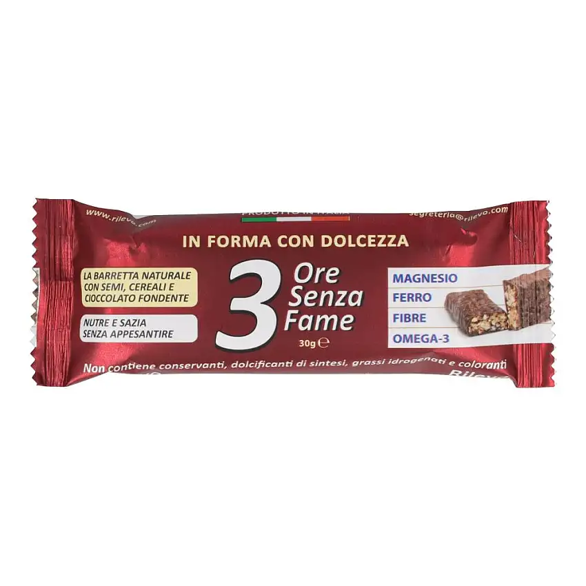 RILEVO 3 ORE SENZA FAME BARRETTA 30 G