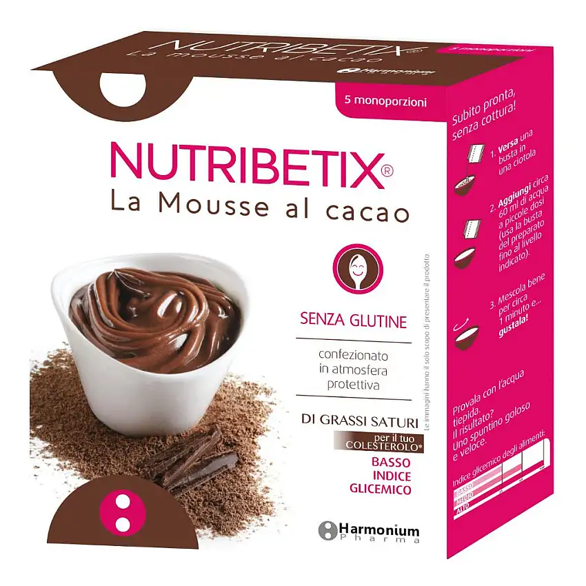 NUTRIBETIX LA MOUSSE CACAO 5PZ