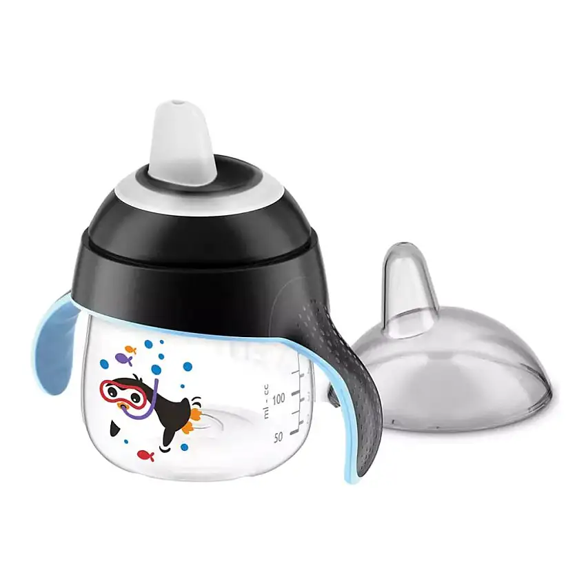 AVENT TAZZA CON BECCUCCIO DECORATA NERO 200 ML