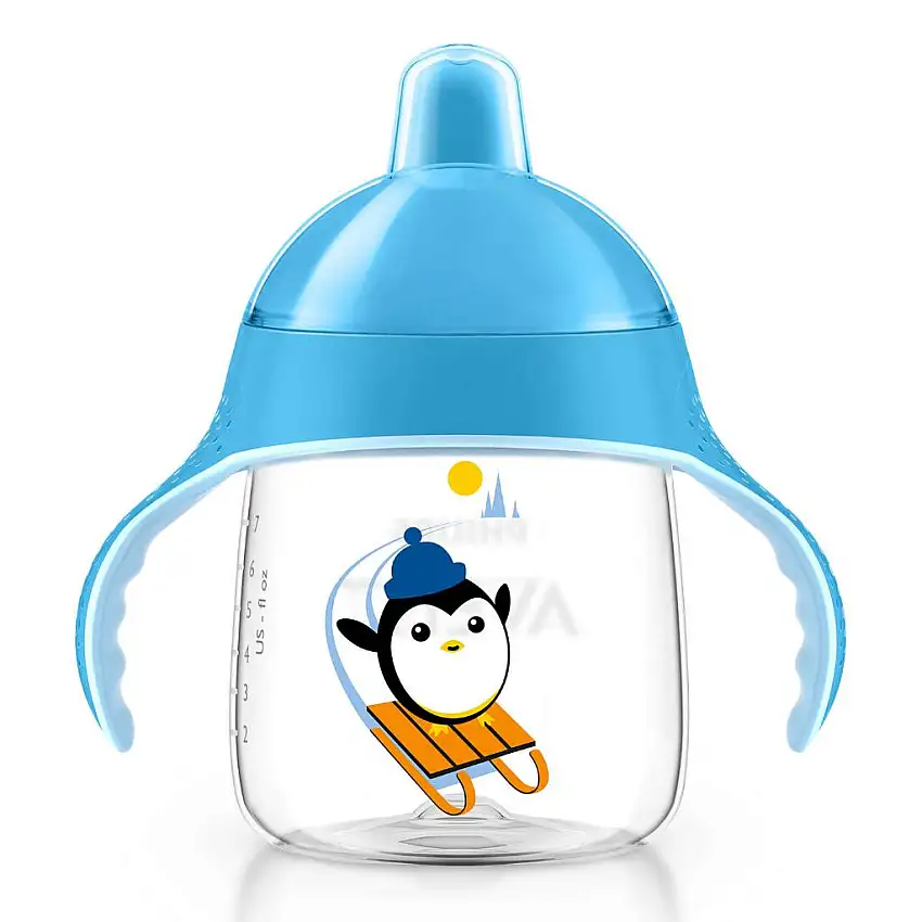 AVENT TAZZA CON BECCUCCIO DECORATA AZZURRO 200 ML