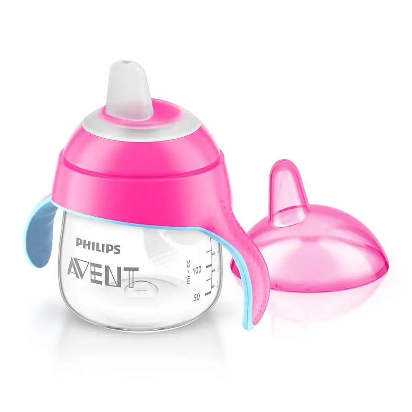 AVENT TAZZA CON BECCUCCIO DECORATA ROSA 200 ML