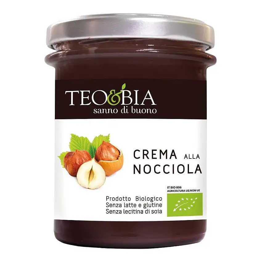 TEO&BIA-CREMA ALLA NOCCIOLA BIO SENZA LATTE 212 G