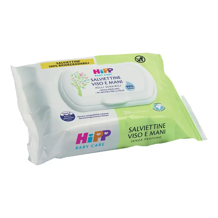 HIPP SALVIETTINE VISO&MANI 1X20 PEZZI