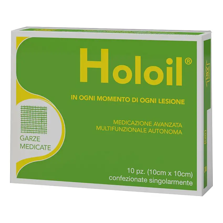 HOLOIL MEDICAZIONE GARZA 10X10CM 10 PEZZI