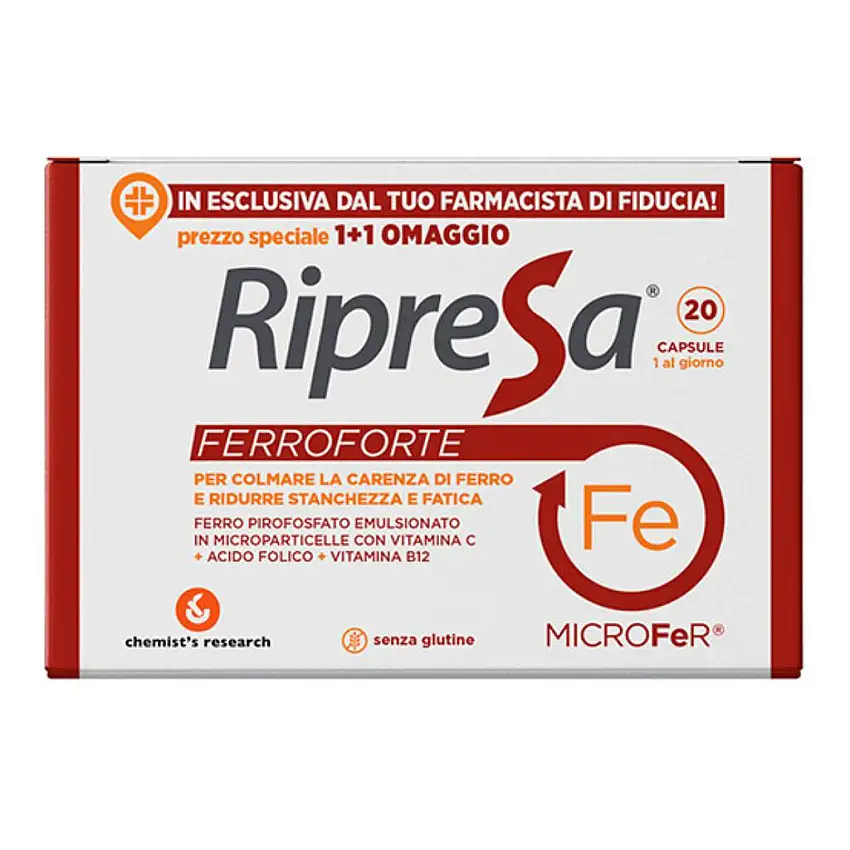 RIPRESA FERROFORTE 20 CAPSULE