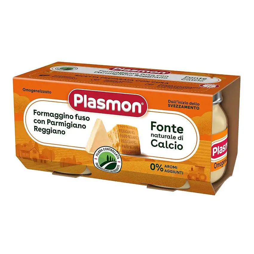 PLASMON OMOGENEIZZATO FORMAGGINO FUSO CLASSICO 4 X 80 G