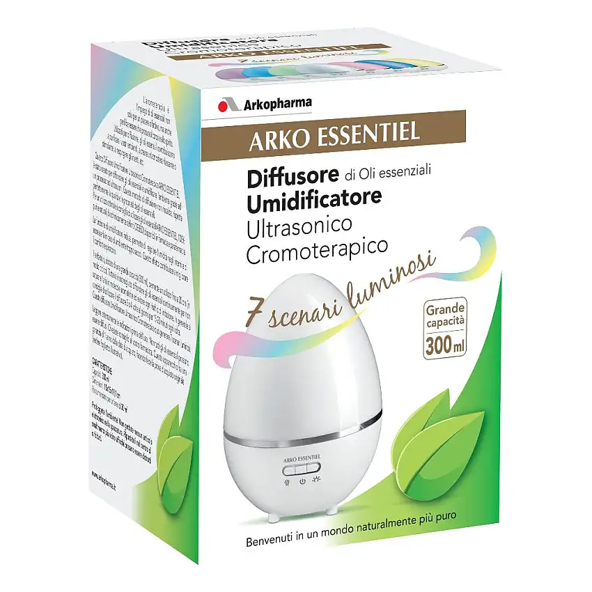 DIFFUSORE UMIDIFICATORE ULTRASONICO CROMOTERAPICO