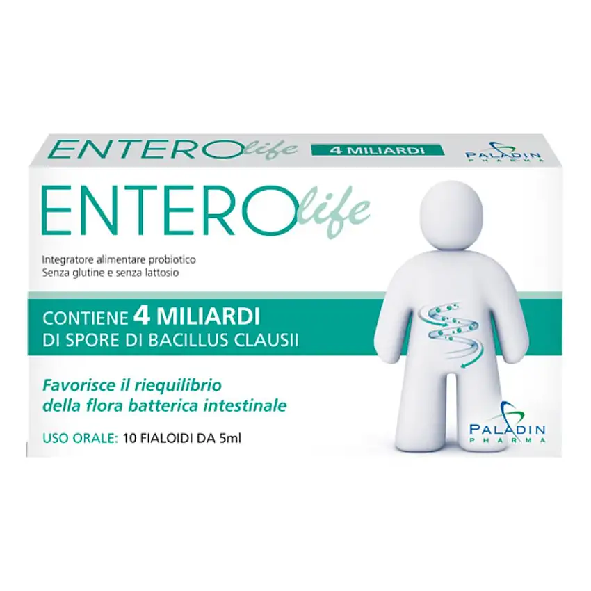 ENTEROLIFE FORTE 4 MILIARDI 10 FIALE DA 5 ML
