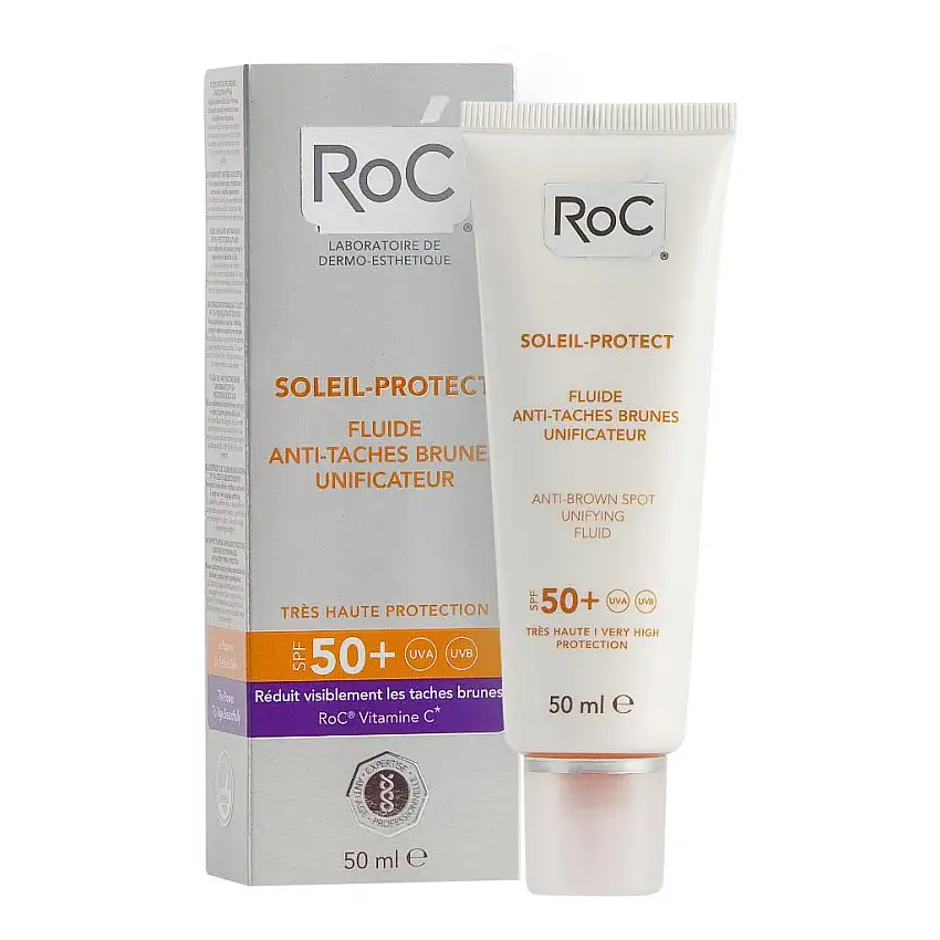ROC SOLARI SOLEIL PROTEXION + TRATTAMENTO ANTIMACCHIE BRUNE FLUIDO SPF50+ 50 ML