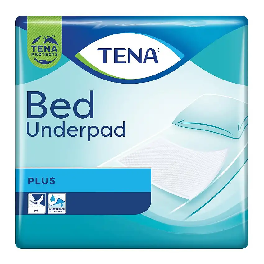 TRAVERSA PER INCONTINENZA NON RIMBOCCABILE TENA BED PLUS 60X40CM 40 PEZZI