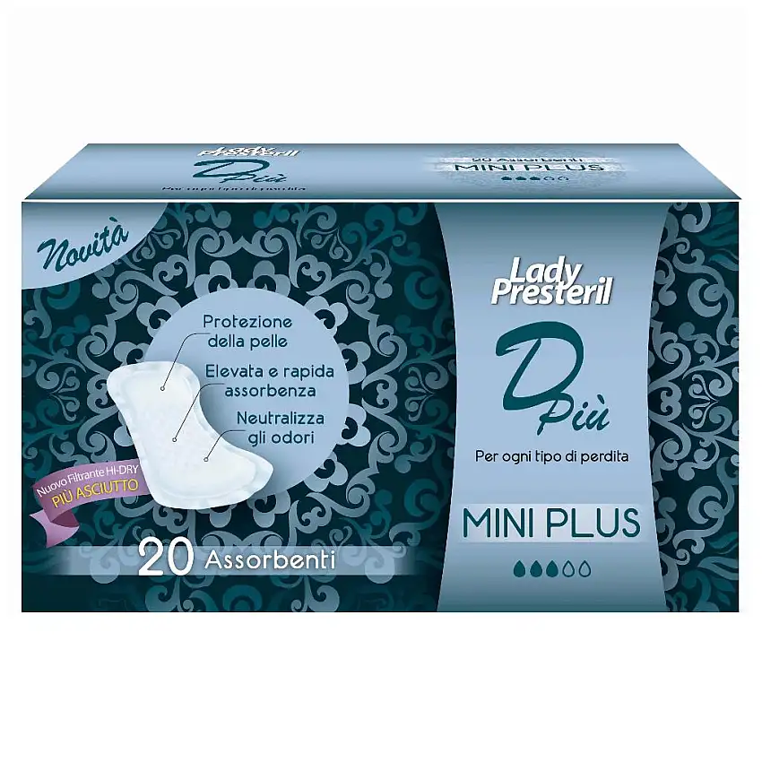 LADY PRESTERIL DPIU'MINI PLUS 20 PEZZI