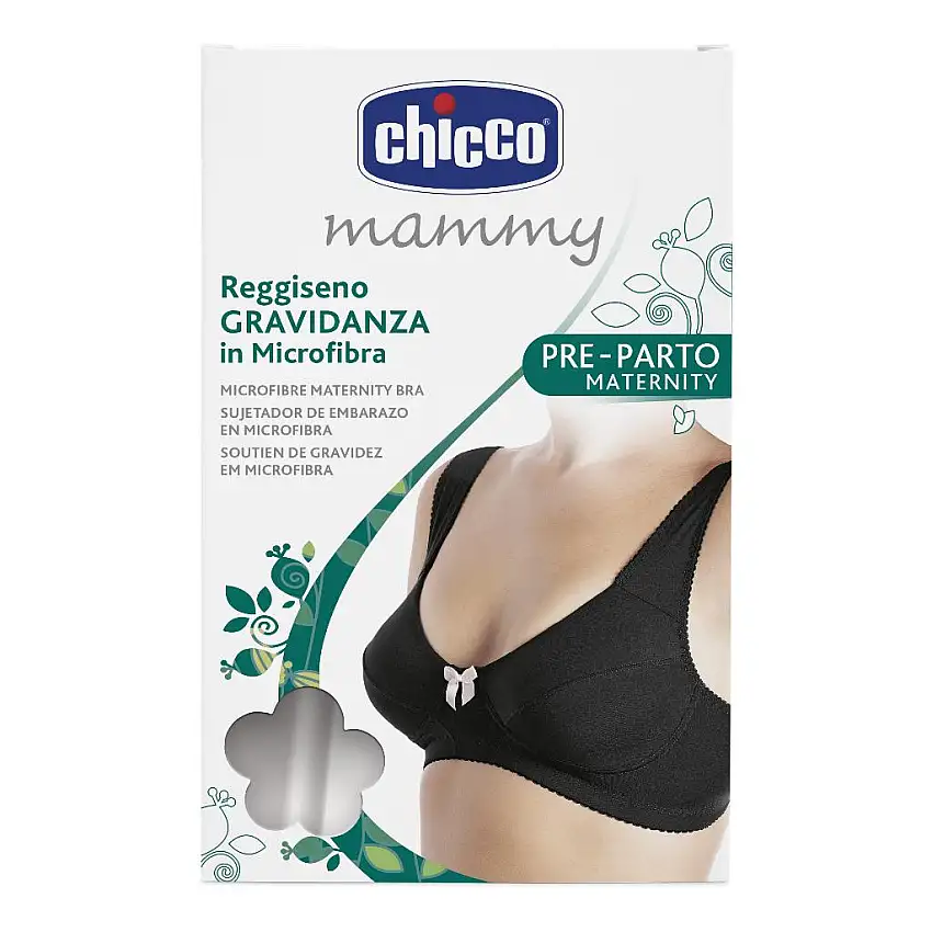 CHICCO MAMMY REGGISENO MICROFIBRA GRAVIDANZA NERO 3C