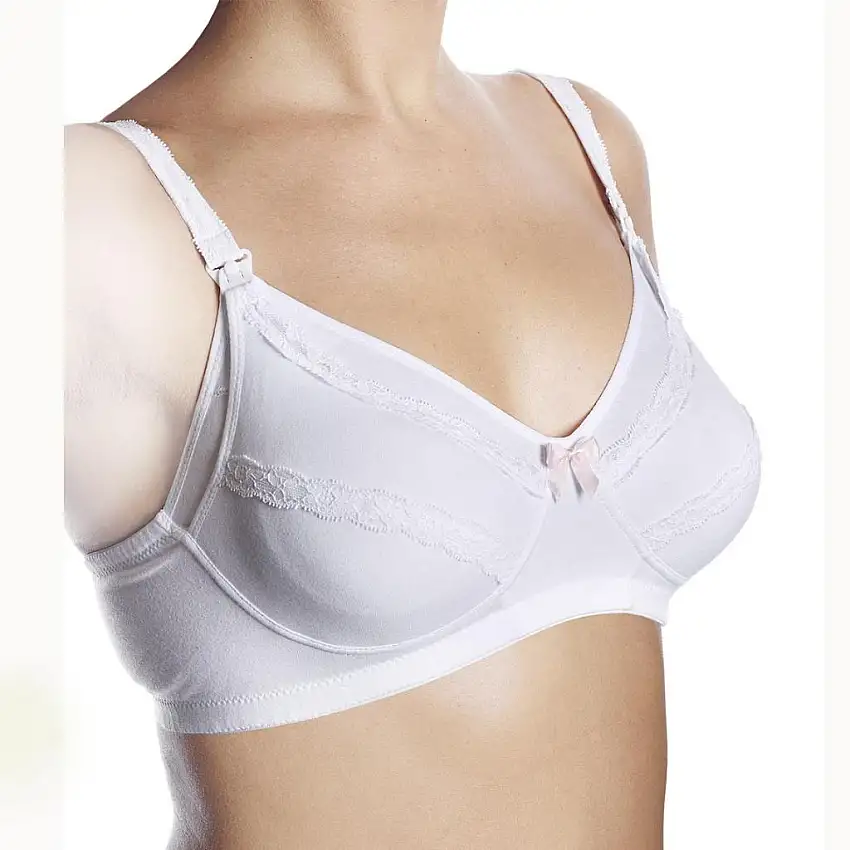 CHICCO MAMMY REGGISENO COTONE ALLATTAMENTO BIANCO 4D