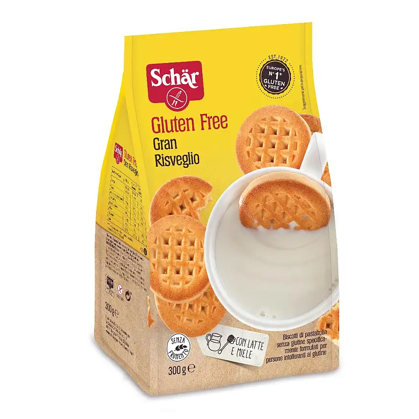 SCHAR GRAN RISVEGLIO CON LATTE E MIELE BISCOTTI DI PASTAFROLLA 300 G