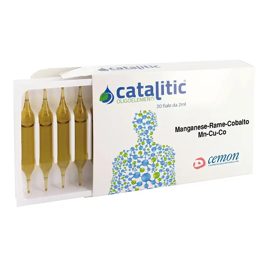 CATALITIC OLIGOELEMENTI MANGANESE RAME COBALTO MN-CU-CO- 20 AMPOLLE