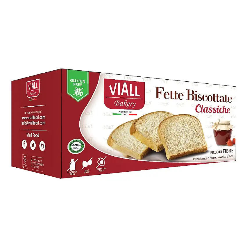 FETTE BISCOTTATE CLASSICHE CONFEZIONI MONOPORZIONE 2 FETTE 200 G