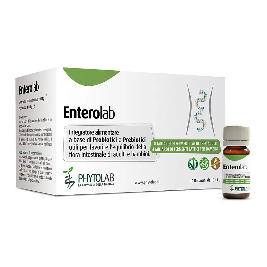 ENTEROLAB 10 FLACONCINI DA 10,11 G