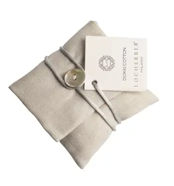 LOCHERBER MILANO MOOD COLLECIONT LINEA TESSUTI PREGIATI DOKKI COTTON SACCHETTO PROFUMATO