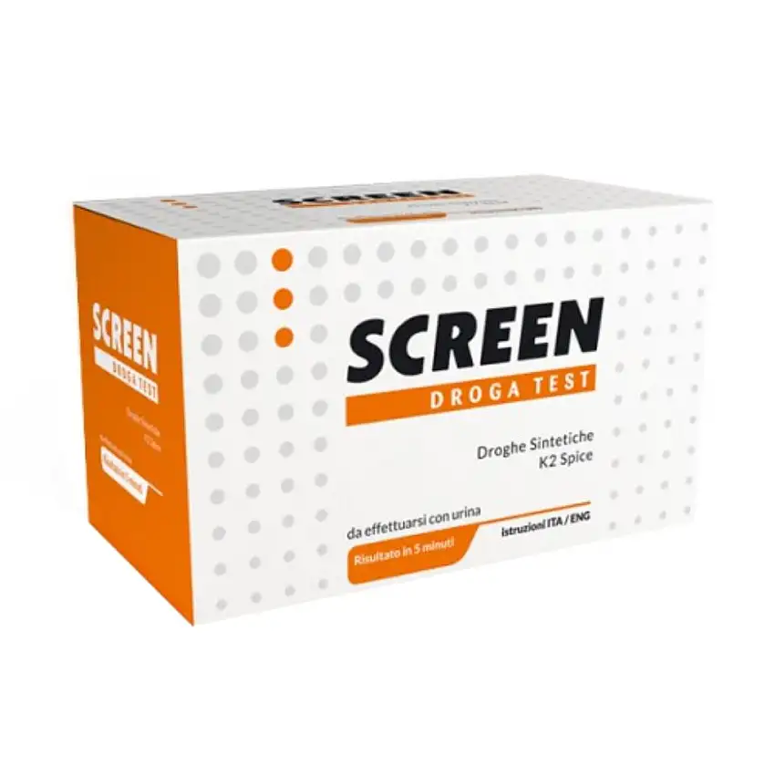 SCREEN DROGA TEST K2 SPICE/URINA TEST ANTIDROGA CON CONTENITORE URINA