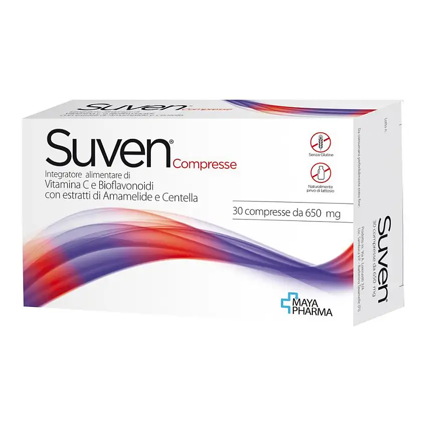 SUVEN 30 COMPRESSE SENZA GLUTINE NATURALMENTE PRIVO DI LATTOSIO
