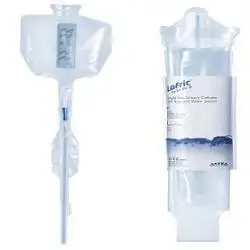 CATETERE URINARIO MONOUSO AUTOLUBRIFICANTE IDROFILO SACCA 1000ML INTEGRATA POBE LUBRIFICAZIONE TRAMITE POLIVINILPIRROLIDONE SOLUZIONE SALINA STERILE DONNA CH12 20 CM 20 PEZZI