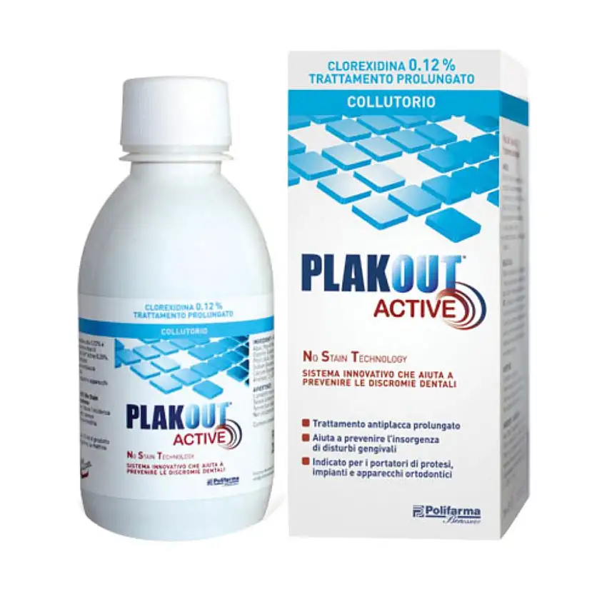 EMOFORM PLAK OUT ACTIVE CLOREXIDINA 0,12% COLLUTORIO 200 ML