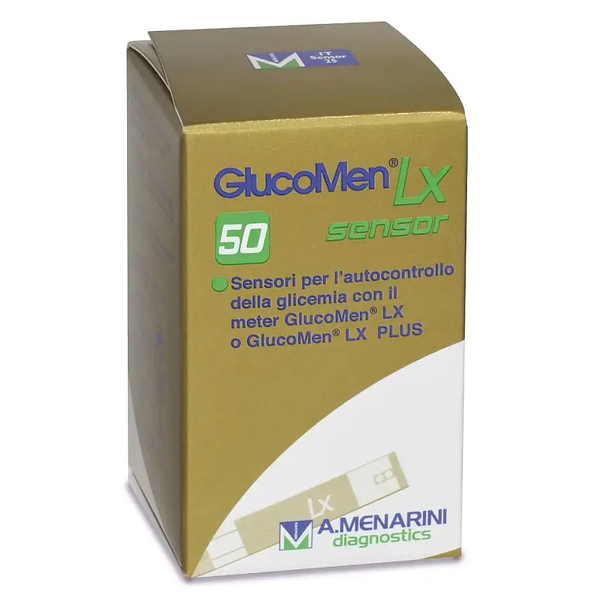 STRISCE MISURAZIONE GLICEMIA GLUCOMEN LX PLUS 50 PEZZI