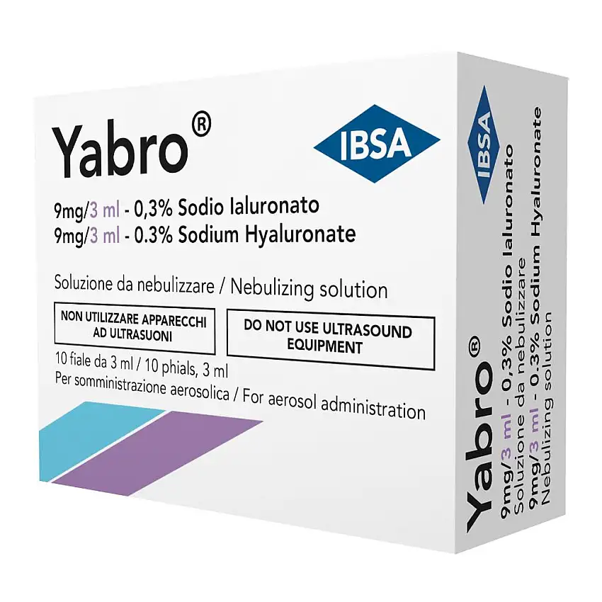 YABRO 10 FIALE 3ML ACIDO IALURONICO 0,3% SOLUZIONE PER NEBULIZZATORE