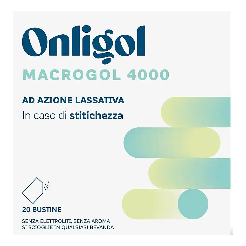 ONLIGOL MACROGOL 4000 20 BUSTINE 10 G SENZA ZUCCHERO