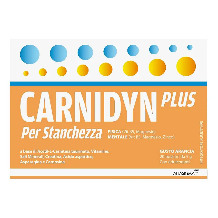 CARNIDYN PLUS 20 BUSTINE DA 5 G GUSTO ARANCIA