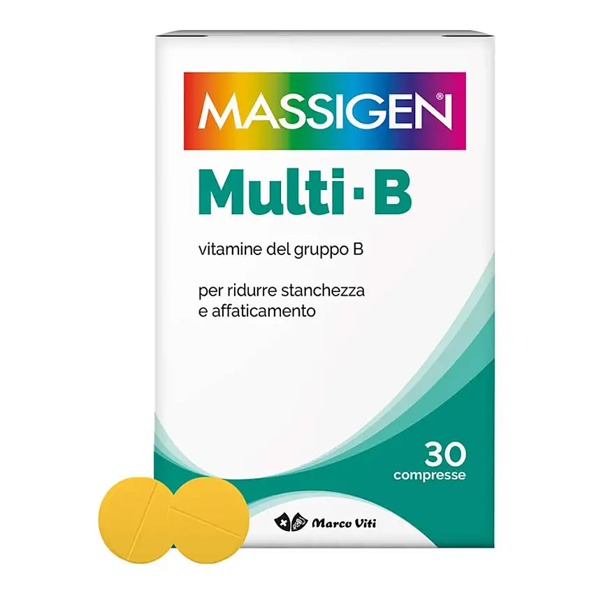 MASSIGEN MULTI B VITAMINE DEL GRUPPO B 30 COMPRESSE RIVESTITA DA 364 MG